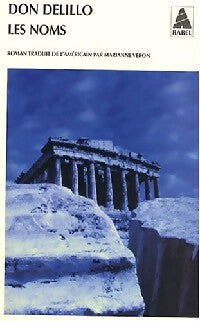 Les noms - Don DeLillo - Livre
