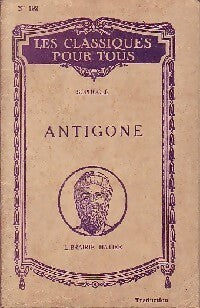 Antigone - Sophocle - Livre