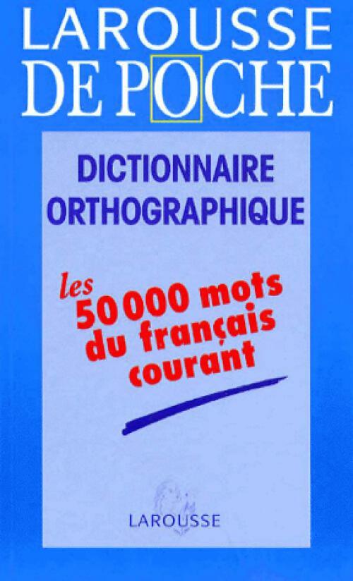Dictionnaire orthographique - Inconnu - Livre