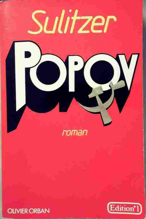 Popov - Paul-Loup Sulitzer - Livre