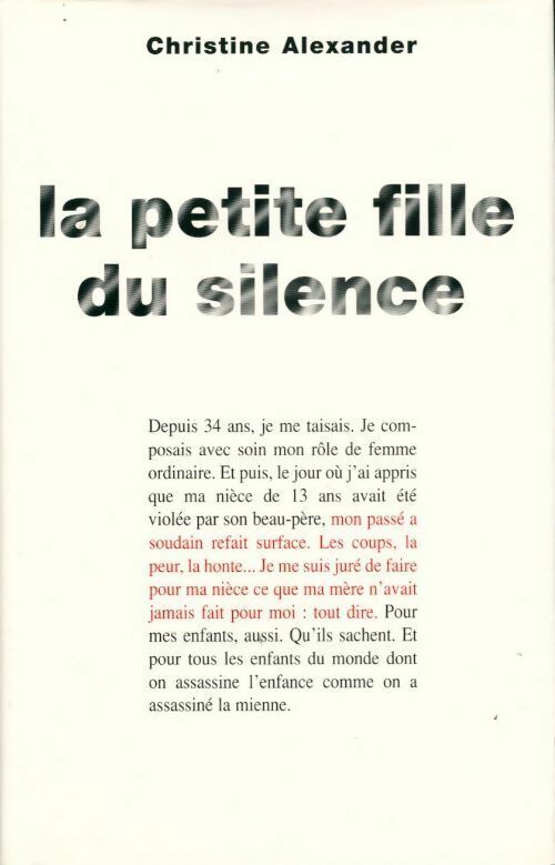 La petite fille du silence - Christine Alexander, C Alexander - Livre