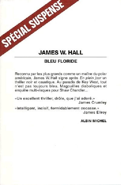 Bleu Floride - James W. Hall - Livre