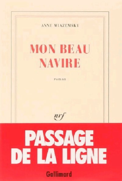 Mon beau navire - Anne Wiazemsky - Livre