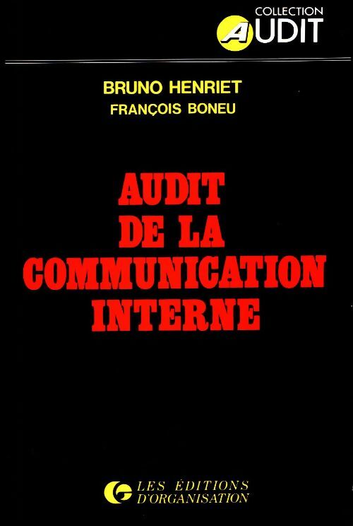 Audit de la communication interne - François Boneu - Livre