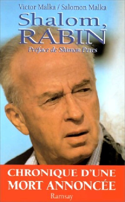 Shalom, Rabin - Victor Malka, Salomon Malka - Livre