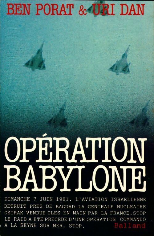 Opération Babylone - Uri Dan - Livre