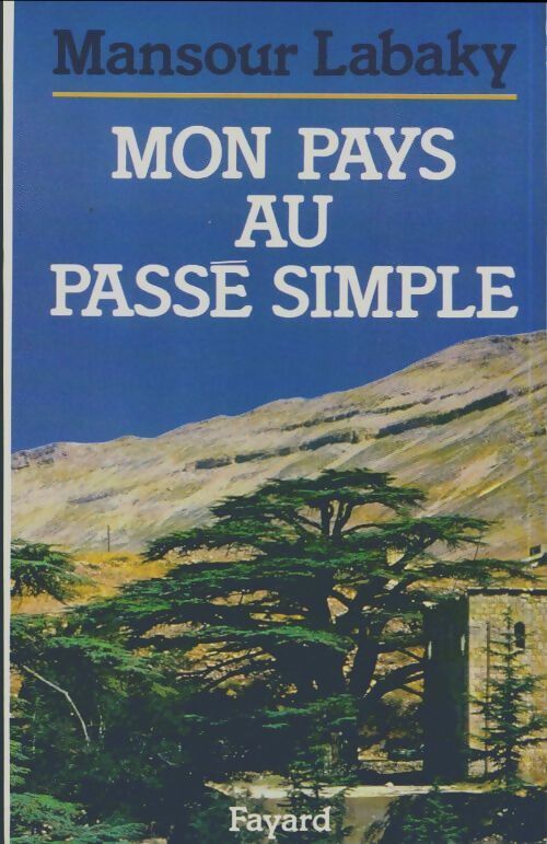 Mon pays au passé simple - Mansour Labaky - Livre