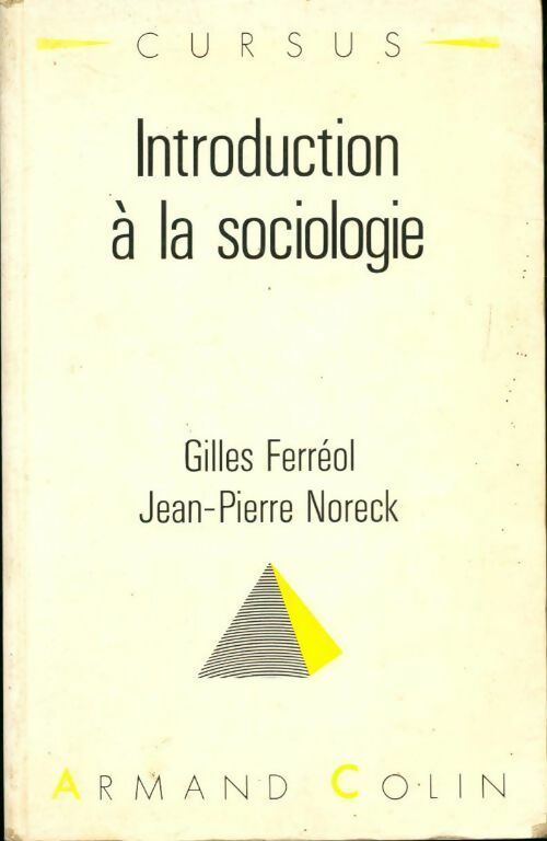 Introduction à la sociologie - Jean-Pierre Noreck - Livre