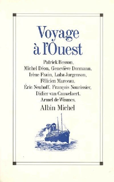 Voyage à l'ouest - Collectif - Livre