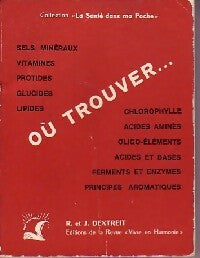 Où trouver - Inconnu - Livre
