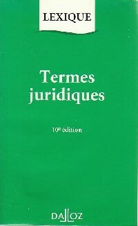 Termes juridiques - Inconnu - Livre