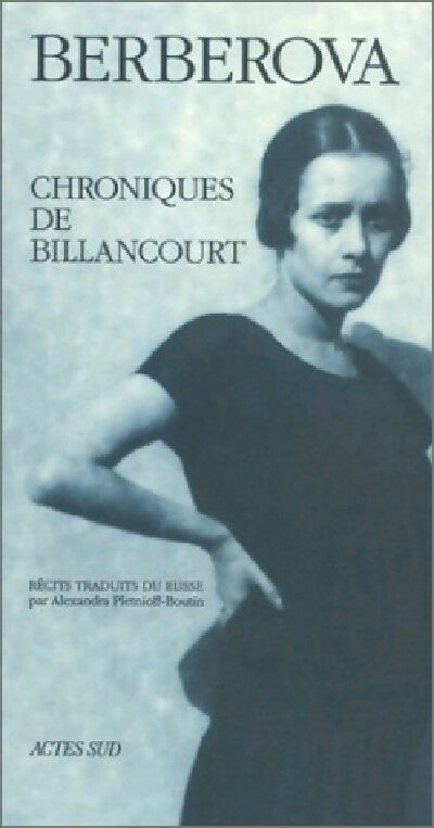 Chroniques de Billancourt - Nina Berberova - Livre