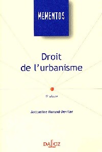 Droit de l'urbanisme - Jacqueline Morand-Deviller - Livre