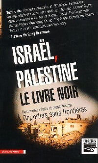 Israël-Palestine, le livre noir - Reporters sans frontières - Livre