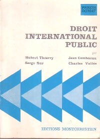 Droit international public - Collectif - Livre