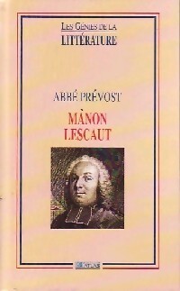 Manon Lescaut - Abbé Prévost - Livre