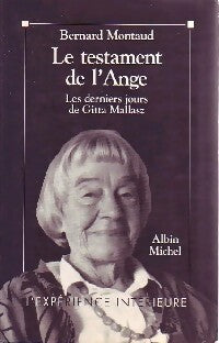 Le testament de l'ange - Bernard Montaud - Livre