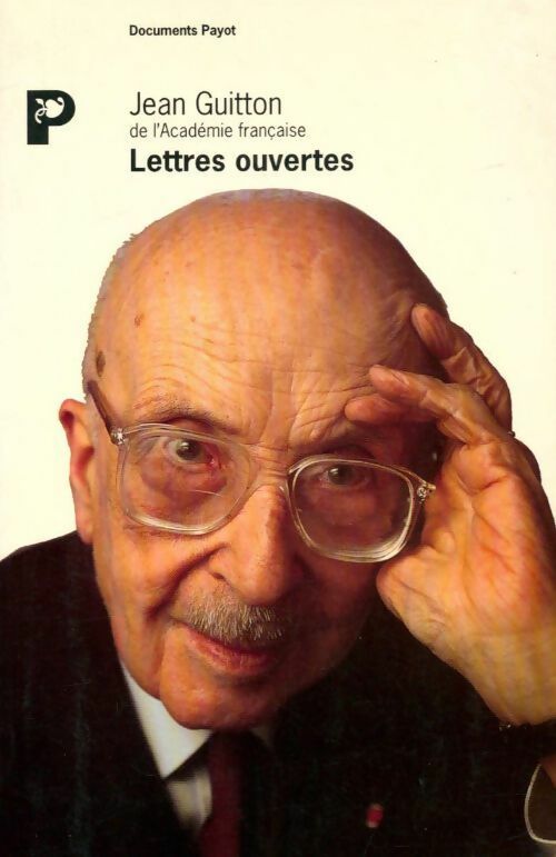 Lettres ouvertes - Jean Guitton - Livre