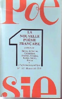 La nouvelle poésie française - Collectif - Livre