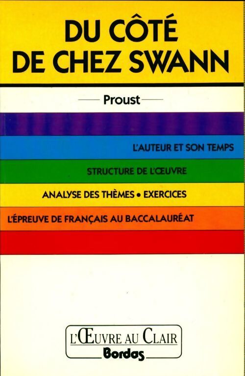 Du côté de chez Swann, Proust - Jacqueline Dagès - Livre
