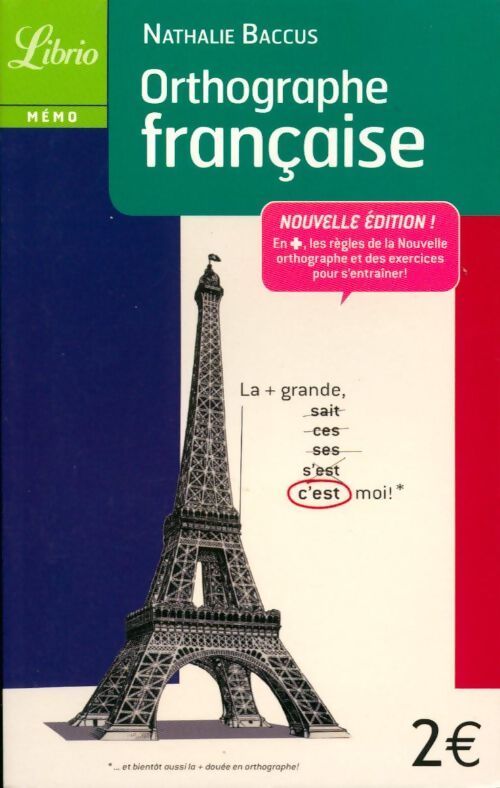 Orthographe française - Nathalie Baccus - Livre