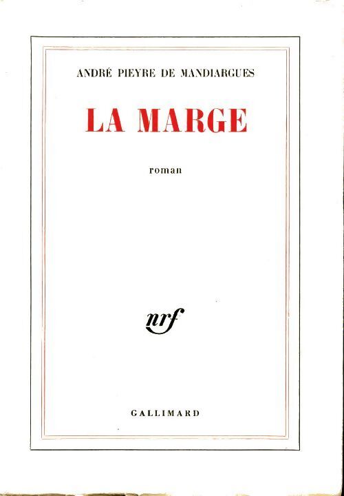 La marge - André Pieyre De Mandiargues - Livre