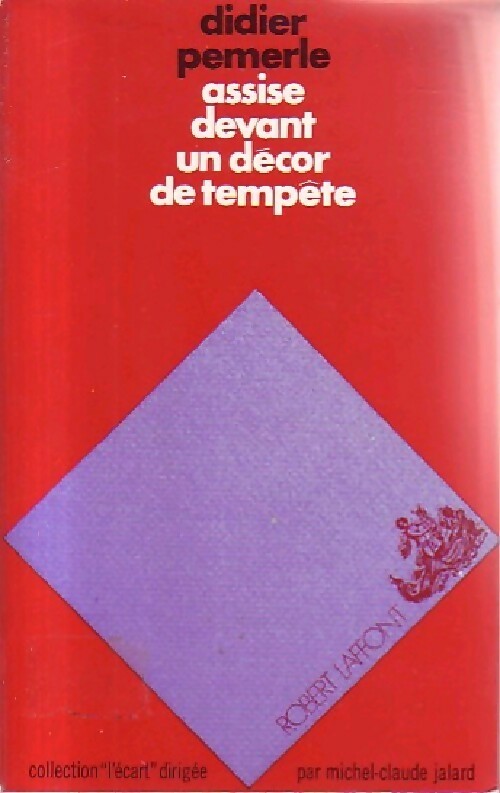 Assise devant un décor de tempête - Didier Pemerle - Livre