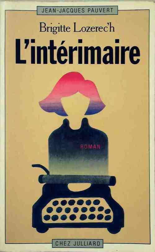 L'intérimaire - Brigitte Lozerec'h - Livre