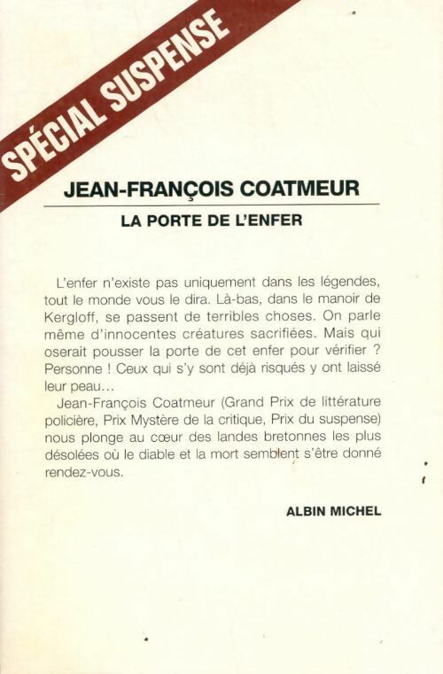 La porte de l'Enfer - Jean-François Coatmeur - Livre