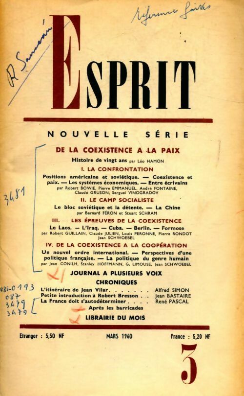 Esprit n°282 : Y a-t-il encore des biens non marchands ? - Collectif - Livre