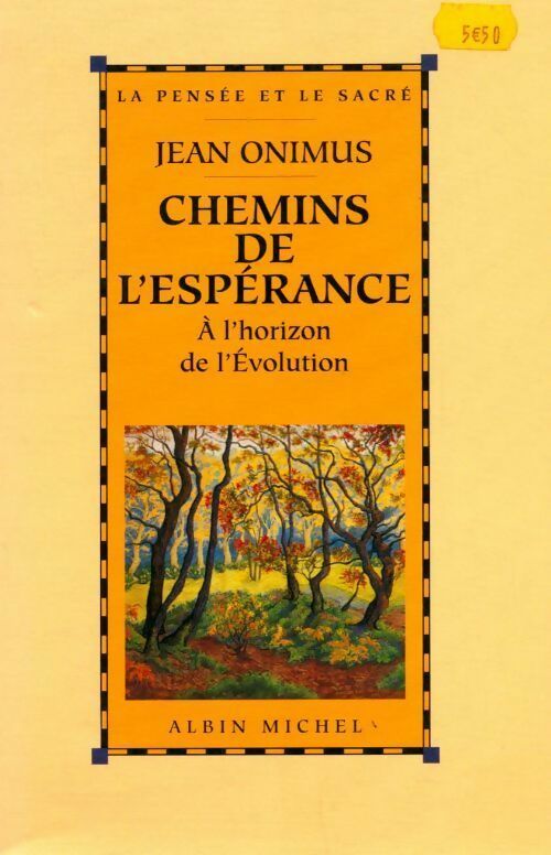 Chemins de l'espérance - Jean Ominus - Livre