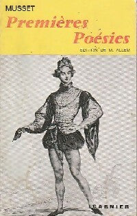 Première poésies - Alfred De Musset - Livre