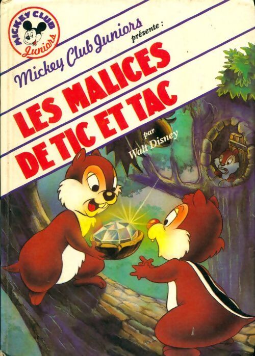 Les malices de Tic et Tac - Walt Disney - Livre