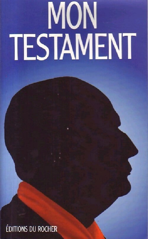 Mon testament - Inconnu - Livre