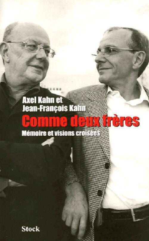 Comme deux frères - Jean-François Kahn - Livre