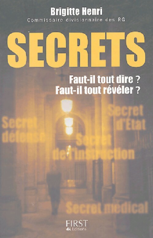 Secrets - Brigitte Henri - Livre
