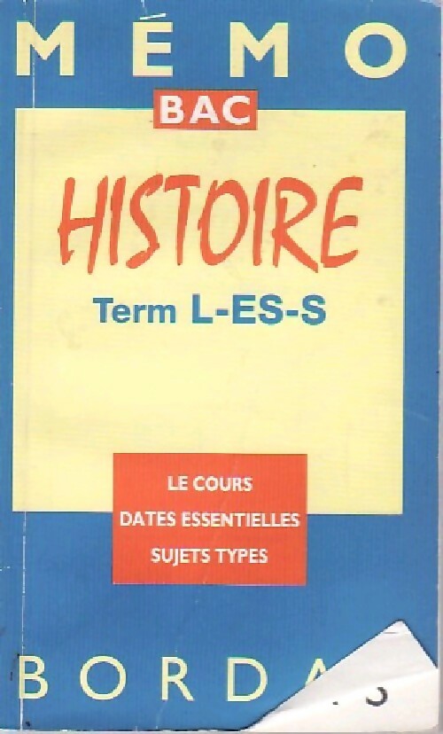 Histoire. Term L-ES-S - Georges Riggi - Livre