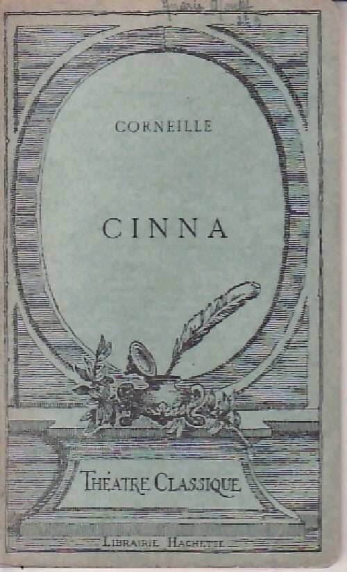 Cinna - Pierre Corneille - Livre