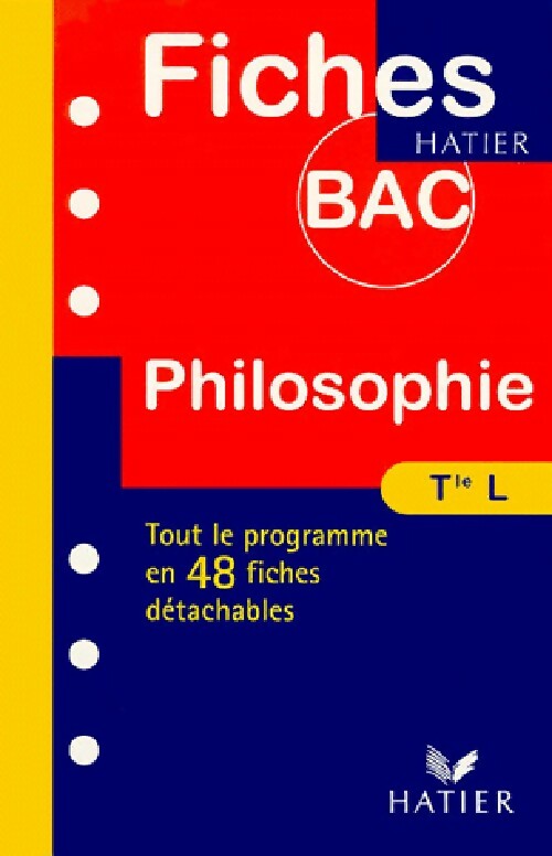 Philosophie : Terminale L - Gérard Durozoi - Livre