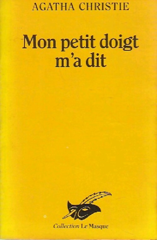 Mon petit doigt m'a dit - Agatha Christie - Livre