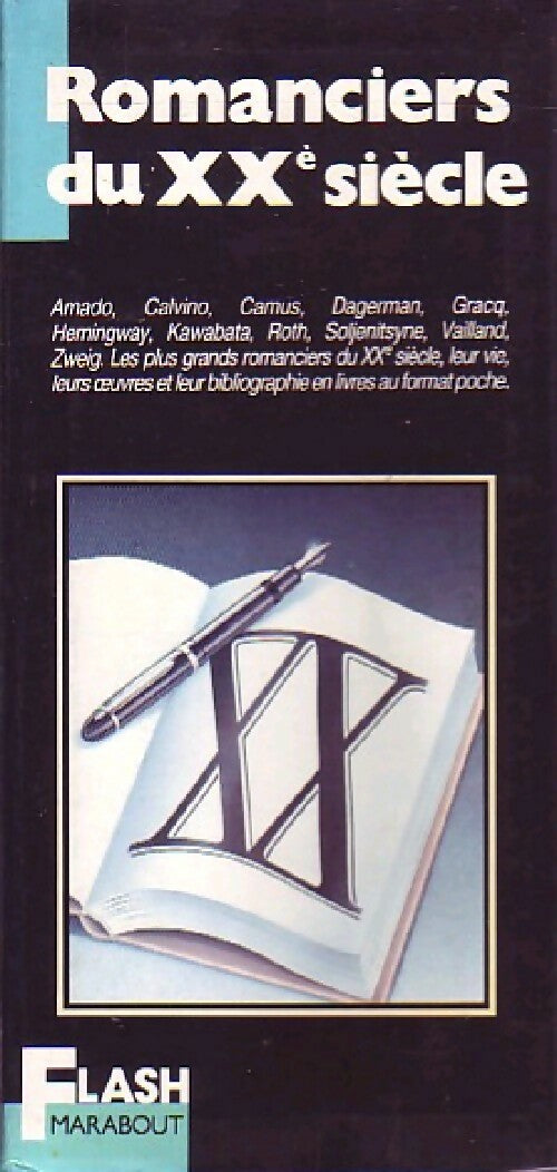 Romanciers du XXè siècle - Collectif - Livre