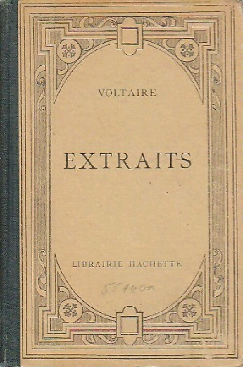 Extraits - Voltaire - Livre