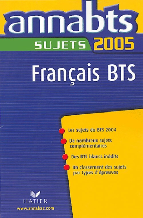 Français BTS sujets - Anne Boyer-Vidal - Livre