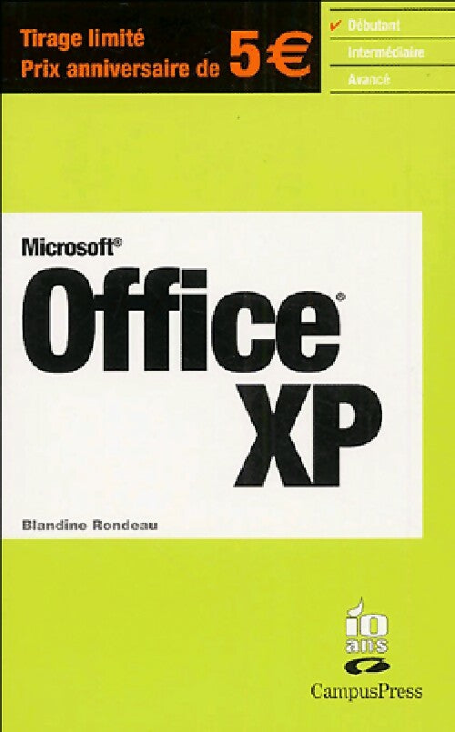 Office XP - Blandine Rondeau - Livre