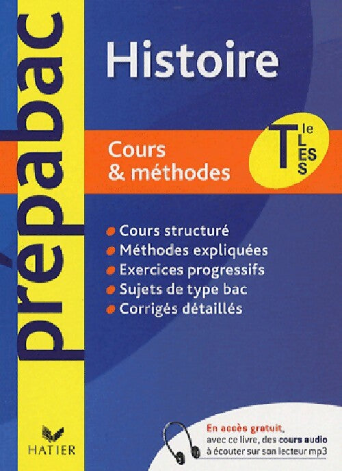 Histoire Terminales L, ES, S - Elisabeth Brisson - Livre