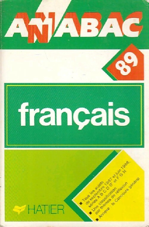 Français bac 1989 - Christine Géray - Livre