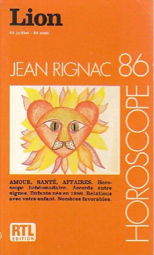 Lion 1986 - Jean Rignac - Livre