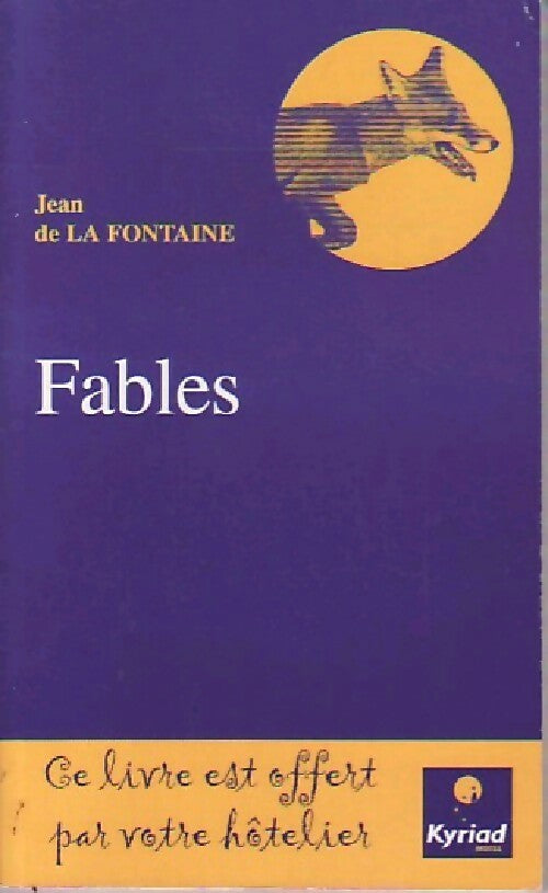 Fables - Jean De La Fontaine - Livre