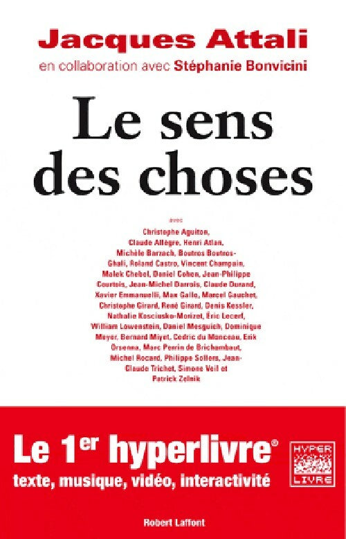 Le sens des choses - Jacques Attali - Livre