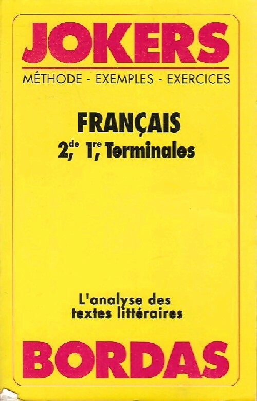 Français 2de, 1re, Terminales - Colette Camelin - Livre